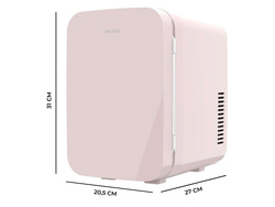 Cecotec Bolero MiniCooling 6L Bahamas Pink Lodówka turystyczna Różowy