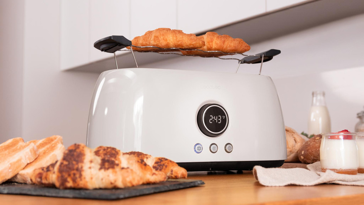 Cecotec ClassicToast 15000 Beige Extra Double Digital Toster Podwójny Pionowy Beżowy