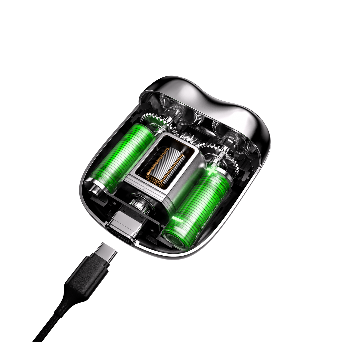 Yoose Mini 2.0 golarka, maszynka elektryczna męska, IPX7, USB-C, podróżna, zielona pol_pl_Yoose-Mini-2-0-golarka-maszynka-elektryczna-meska-IPX7-USB-C-podrozna-zielona-17078_5