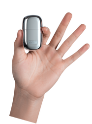 YOOSE Zestaw - Golarka Mini 2.0 + trymer do nosa + etui, srebrny