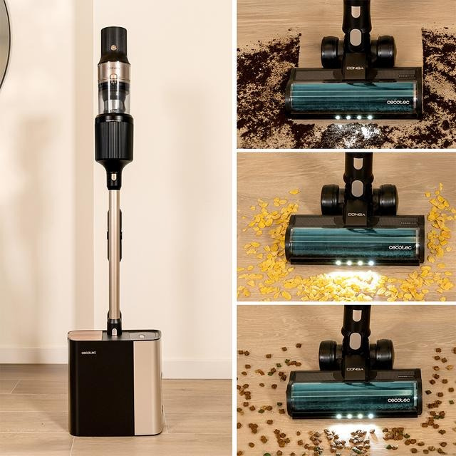 Cecotec Conga Rockstar 5500 Hurricane Station Pet Flex Odkurzacz pionowy ze stacją czyszczącą