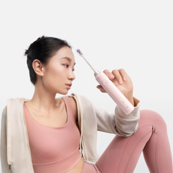 Laifen Szczoteczka do Zębów Soniczna Wave ABS Różowa Głowki 3 szt. Aplikacja Gift Box