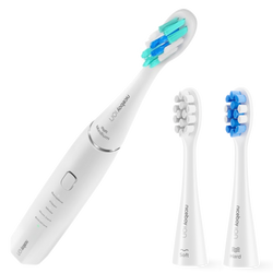 Niceboy ION Sonic Szczoteczka Soniczna 43000 drgań 6 końcówki Biała + Czarna 