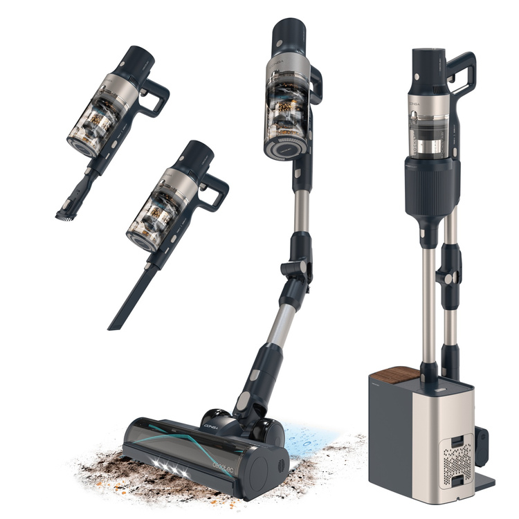 Cecotec Conga Rockstar 5500 Hurricane Station Flex Odkurzacz pionowy ze stacją czyszczącą