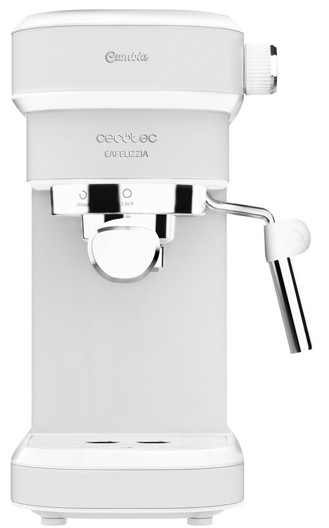 Ekspres Do Kawy Kolbowy Z Spieniaczem Mleka Cecotec Cafelizzia 790 White Biały /OUTLET