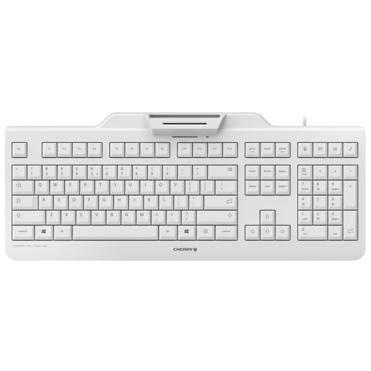 KLAWIATURA CHERRY KC 1000 SC SZARA