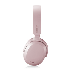 Niceboy Słuchawki Nauszne  Sora Sakura Pink Różowe AUX AAC IPX4 BT 5.3 USBC