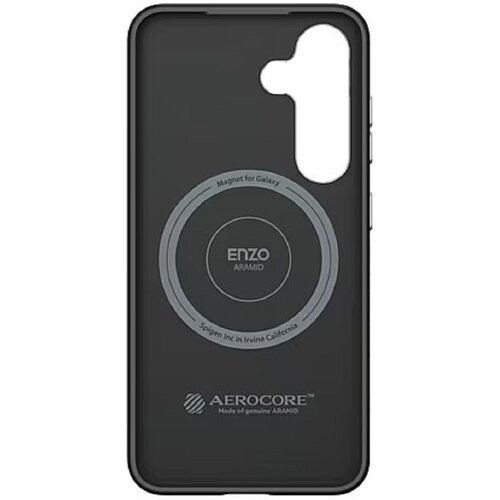 Etui Samsung Spigen Enzo Aramid Magnet Black-Silver do Galaxy S25+ Czarny GP-FPS936PGABW