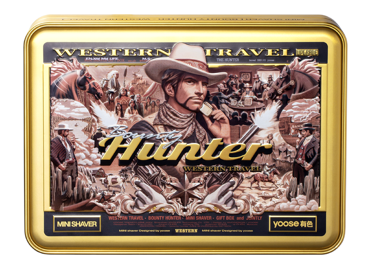 Yoose Mini S golarka, maszynka elektryczna męska, IPX7, USB-C, podróżna, złota