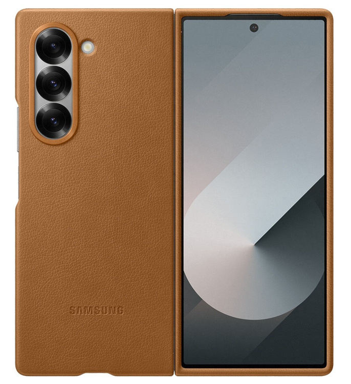 Etui Samsung Eco-Leather Case Brown do Galaxy Fold 6 Brązowy EF-VF956PAEGWW