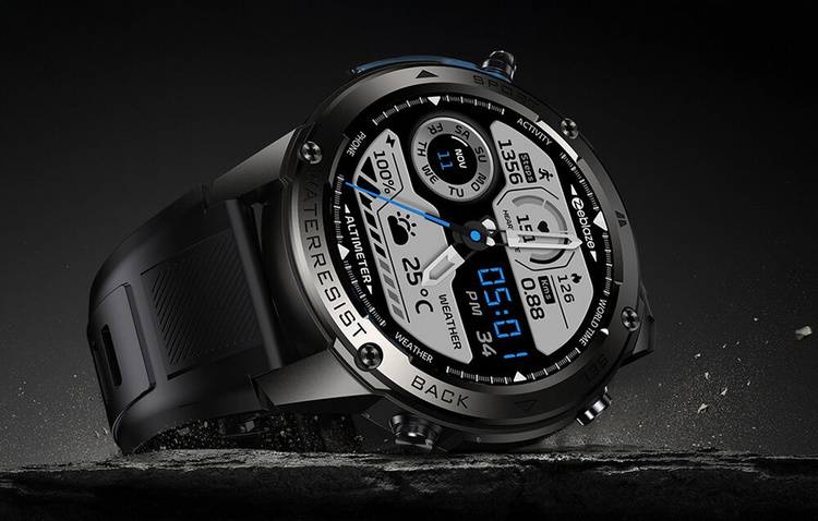 Zeblaze Smartwatch Stratos 2 Ultra Abyss Black Czarny