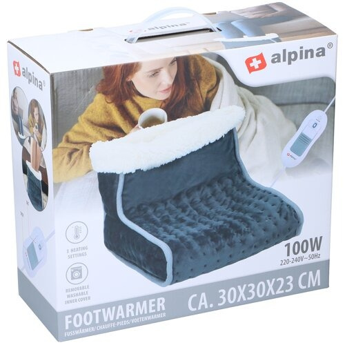 Alpina Ogrzewacz do stóp E-6632 Grafitowy /OUTLET