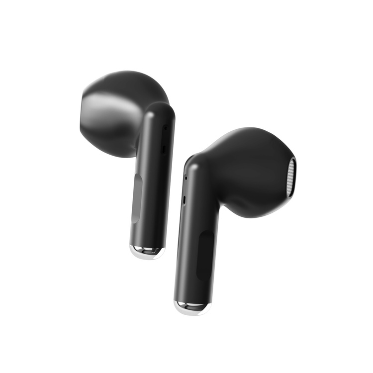 Niceboy Słuchawki Douszne Beans 4 Onyx Black Czarne USB-C IPX4 kodek AAC