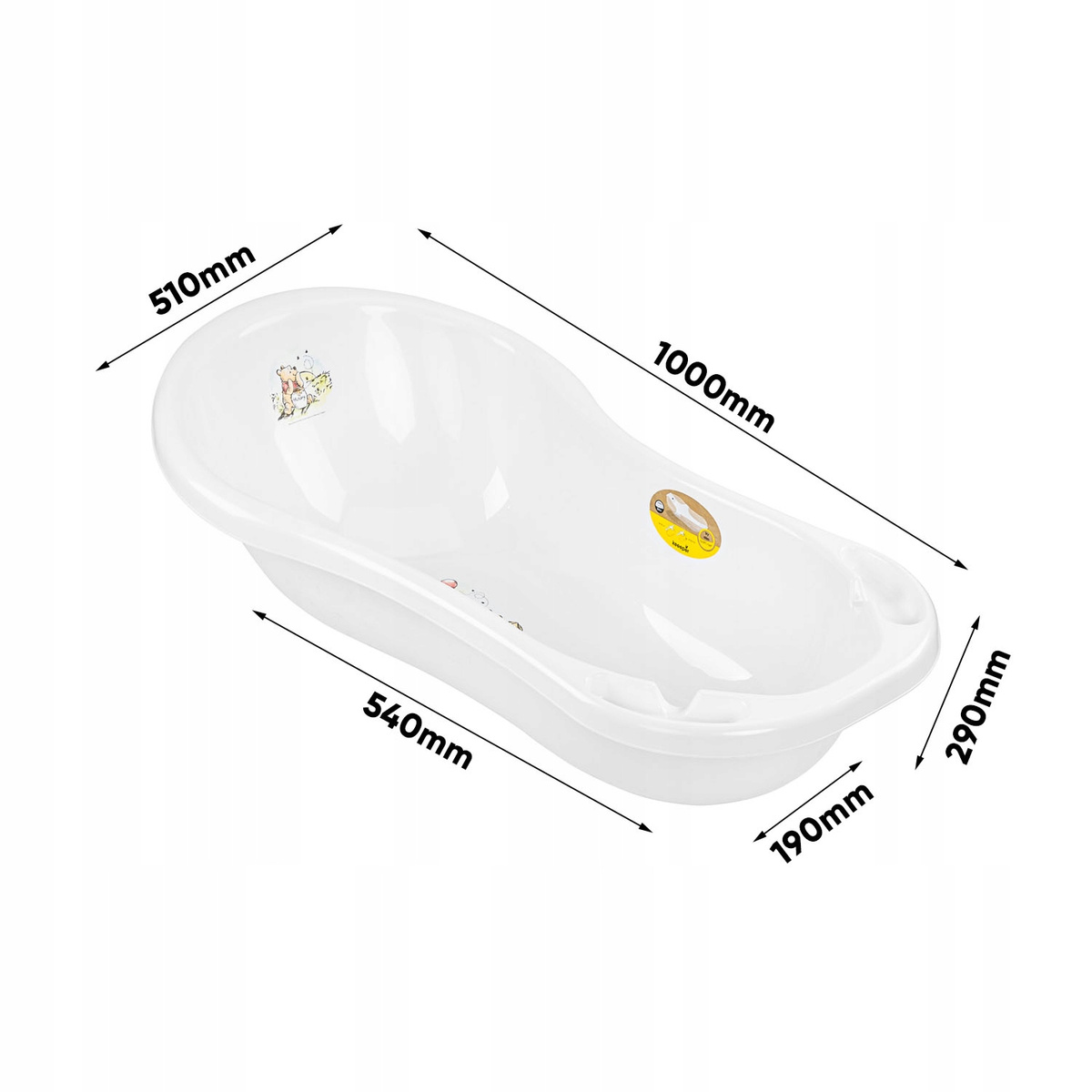 Wanienka dziecięca z korkiem 100 cm KUBUŚ PUCHATEK pol_pl_Wanienka-dziecieca-z-korkiem-100-cm-KUBUS-PUCHATEK-16860_3