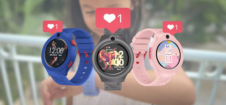 Smartwatch Dla Dzieci Bemi Moki Fioletowy /OUTLET