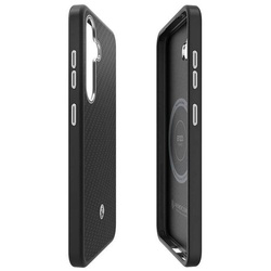 Etui Samsung Spigen Enzo Aramid Magnet Black-Silver do Galaxy S25 Czarny GP-FPS931PGABW