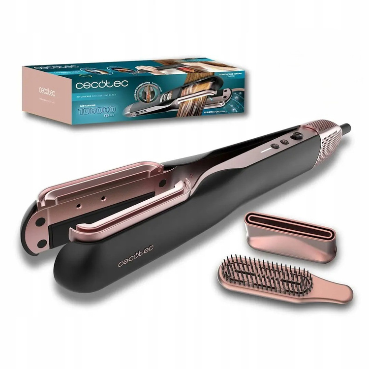 Cecotec RitualCare Air Lisse 2in1 Black Prostownica do Włosów