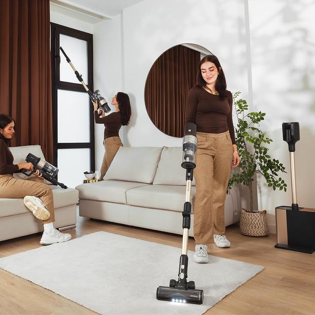 Cecotec Conga Rockstar 5500 Hurricane Station Flex Odkurzacz pionowy ze stacją czyszczącą
