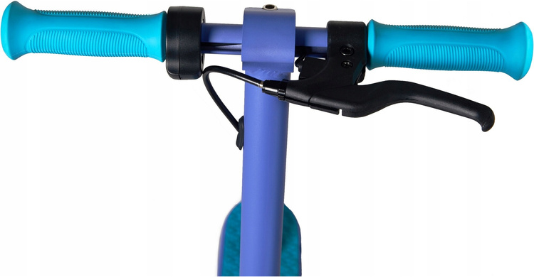 Niebieska Hulajnoga elektryczna RIDER Bulet 10km 200W 7" 6" Młodzież do 50 kg