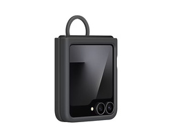 Etui Samsung Silicone Case do Galaxy Z Flip7 FE | Galaxy Z Flip6 Czarny EF-PF741TBEGWW