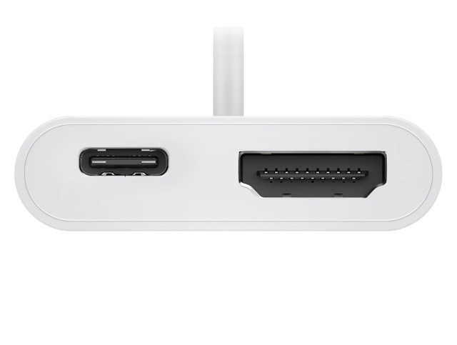 Multi adapter USB-C - HDMI + USB-C PD 60W Goobay Biały