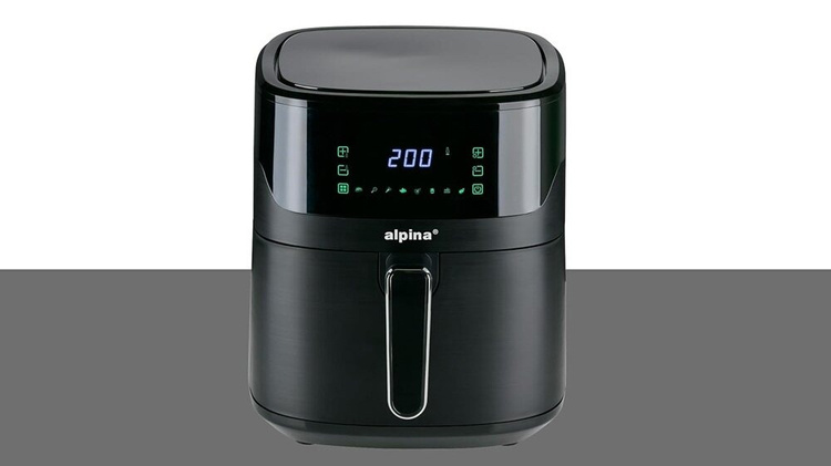 Air Fryer Frytkownica beztłuszczowa Alpina A6 1600W 6L cyfrowy ekran dotykowy
