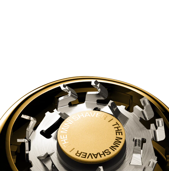 Yoose Mini S golarka, maszynka elektryczna męska, IPX7, USB-C, podróżna, złota