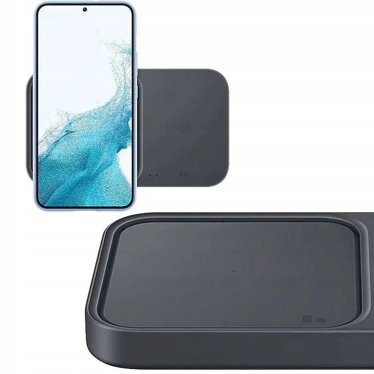 Bezprzewodowa ładowarka Samsung Super Fast Wireless Charger Duo Czarna Bez Ładowarki Sieciowej /OUTLET
