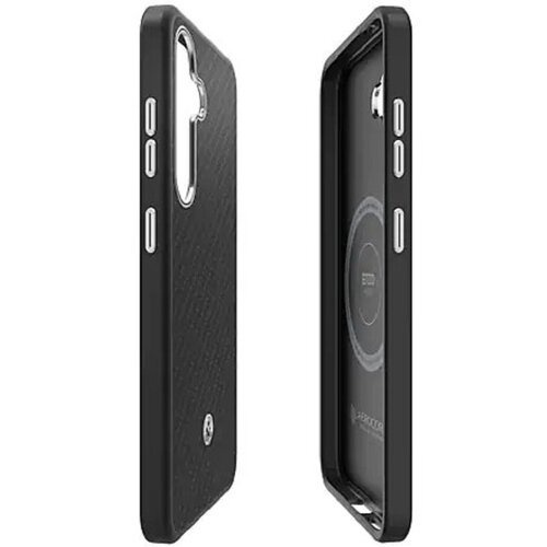 Etui Samsung Spigen Enzo Aramid Magnet Black-Silver do Galaxy S25+ Czarny GP-FPS936PGABW