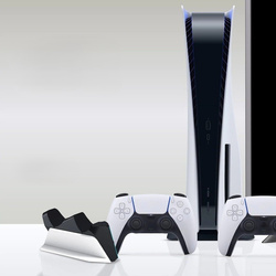 Vertux Dual Dock Stacja ładująca do kontrolera PS5 Biały