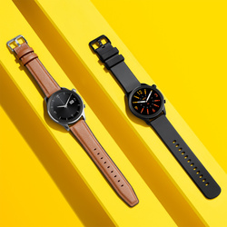 Niceboy Watch GTR 2 Obsidian Black Czarna Koperta Czarny Pasek AMOLED IP67