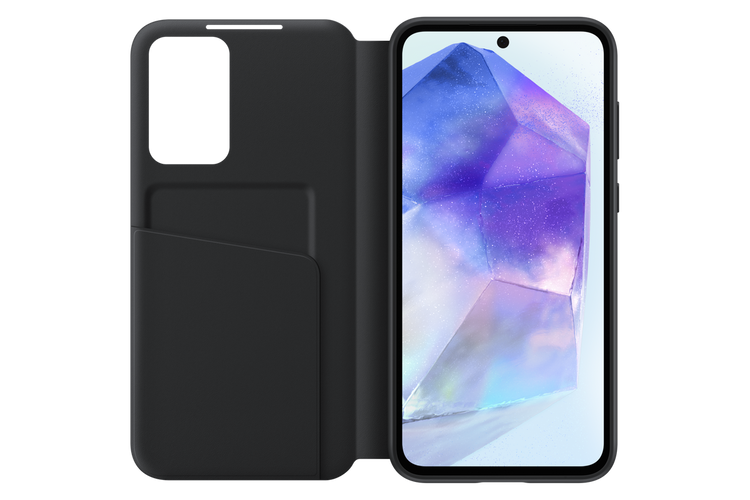 Samsung Smart View Wallet Case Czarne do Galaxy A55 5G (EF-ZA556CBEGWW) /OUTLET