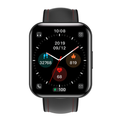 Bemi SmartWatch Exo Czarny + Pasek Skórzany Czarny