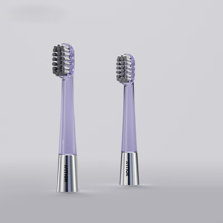 Jimok J6 Silver - Grey Soft Końcówki Wymienne do Szczoteczki 2 sztuki