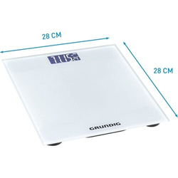 Grundig Waga łazienkowa elektroniczna BC16412 Biała