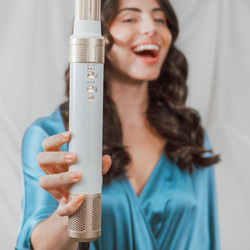 Cecotec Lokówko-suszarka CeramicCare 10in1 AirGlam Champagne