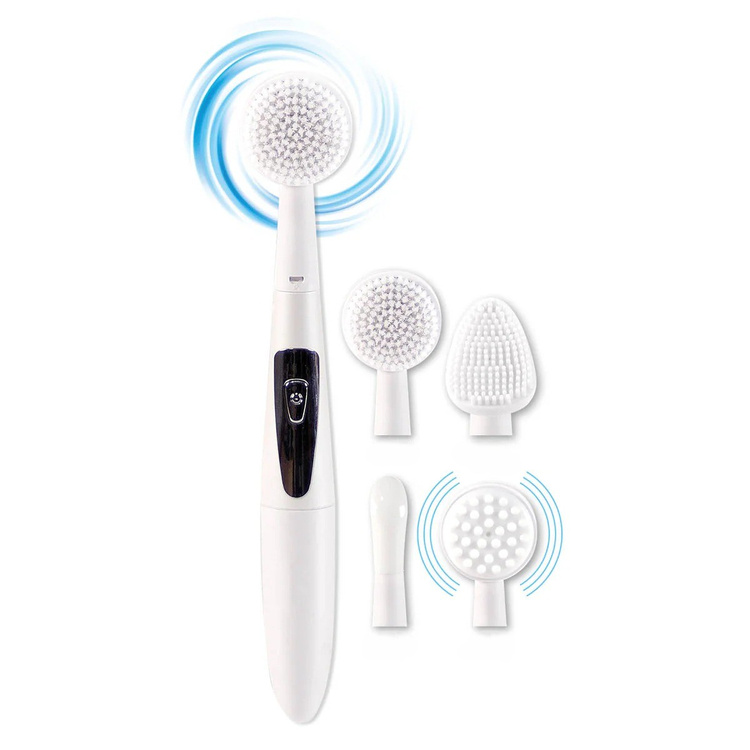 Szczoteczka do czyszczenia twarzy, peeling i masażer 4w1 RIO-FABM Rio Beauty