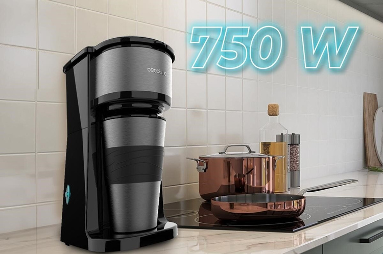 Ekspres do kawy przelewowy z kubkiem termicznym Cecotec Coffee 66 Drop&Go /OUTLET