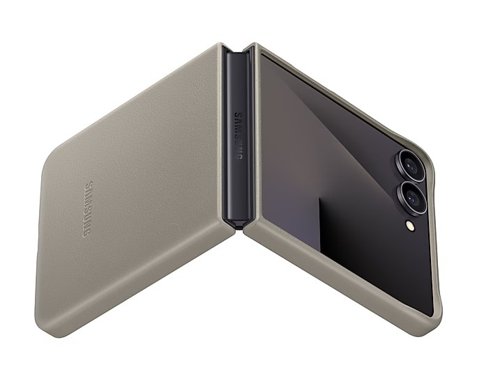 Etui Samsung Kindsuit Case do Galaxy Z Flip7 Taupe Ciemnoszary EF-VF766PJEGWW