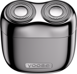 Yoose Mini 2.0 golarka, maszynka elektryczna męska, IPX7, USB-C, podróżna, srebrna