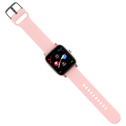 Smartwatch Bemi TER2 Sport Pomiar Tętno Sen Kroki 160mAh Bluetooth Różowy 