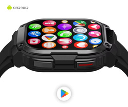 Zeblaze Smartwatch Thor SQ Abyss Black Czarny GPS LTE /OUTLET