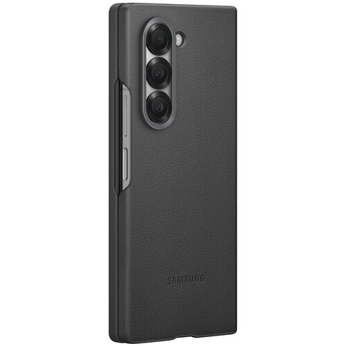 Etui Samsung Eco-Leather Case Gray do Galaxy Fold 6 Szary