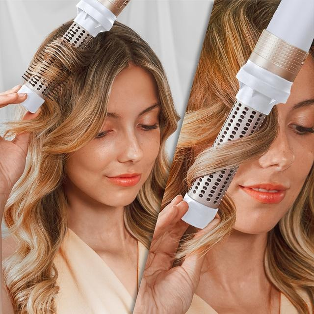 Cecotec Bamba CeramicCare 14in1 AirGlam Champagne Wielofunkcyjna lokówka do włosów