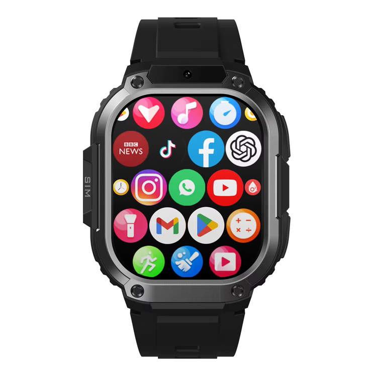 Zeblaze Smartwatch Thor SQ Abyss Black Czarny GPS LTE /OUTLET