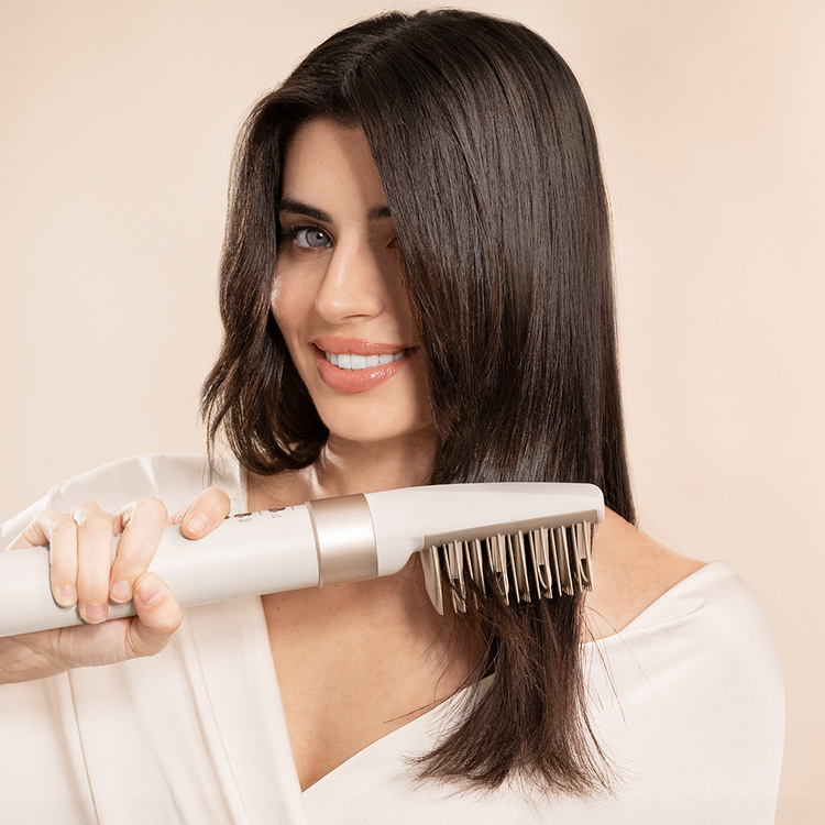 Cecotec Suszarko-lokówka CeramicCare AirGlam 8in1 Champagne