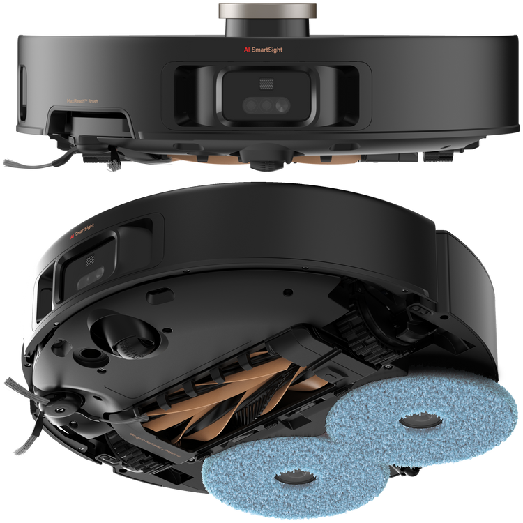 Robot Sprzątający MOVA Mobius 60 AI Stacja 6 Mopów Suszanie 30000 Pa + Plyn