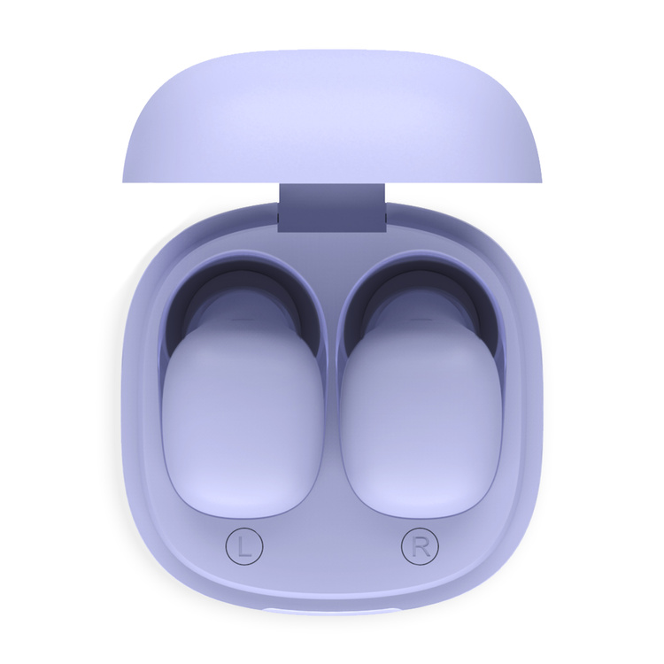 Niceboy Słuchawki Douszne HIVE Smarties Blue Lavender Niebieskie USB-C IPX4 BT