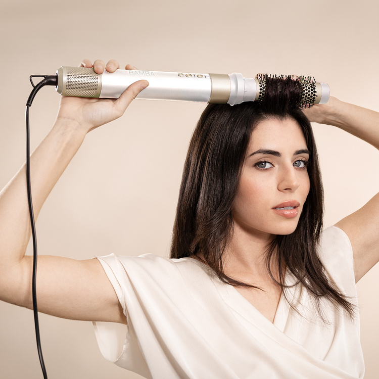 Cecotec Suszarko-lokówka CeramicCare AirGlam 8in1 Champagne /OUTLET