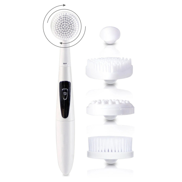 Szczoteczka do czyszczenia twarzy, peeling i masażer 4w1 RIO-FABM Rio Beauty